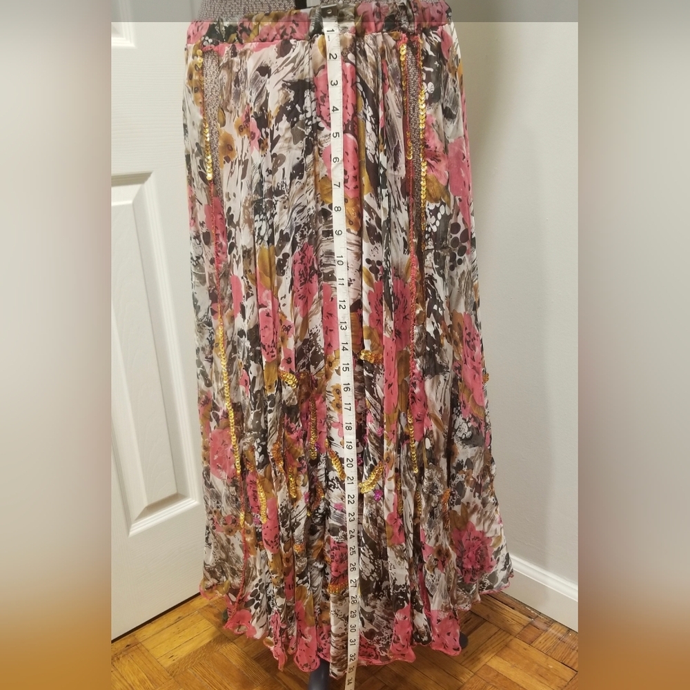 New: Flower Skirt Double Layer